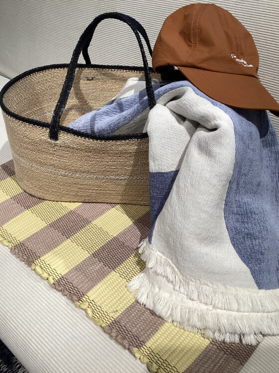 シーグラスバスケット