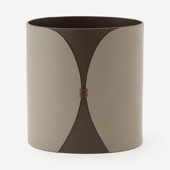 バイカラーレザーダストボックス&ティッシュボックス