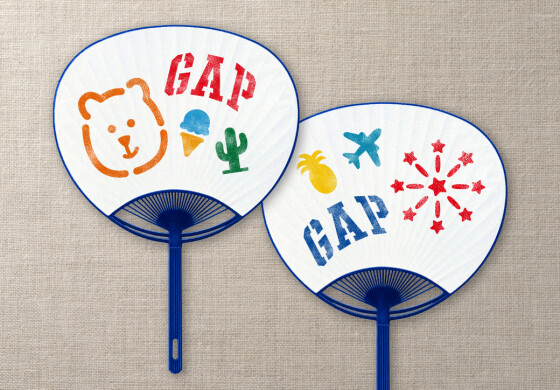 Gap ワークショップ 「うちわ」づくり 開催！