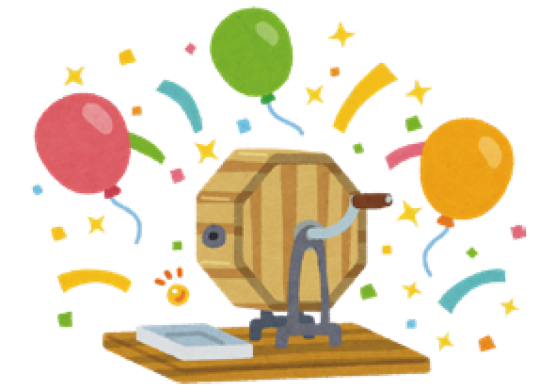 バルーン抽選会　3/28