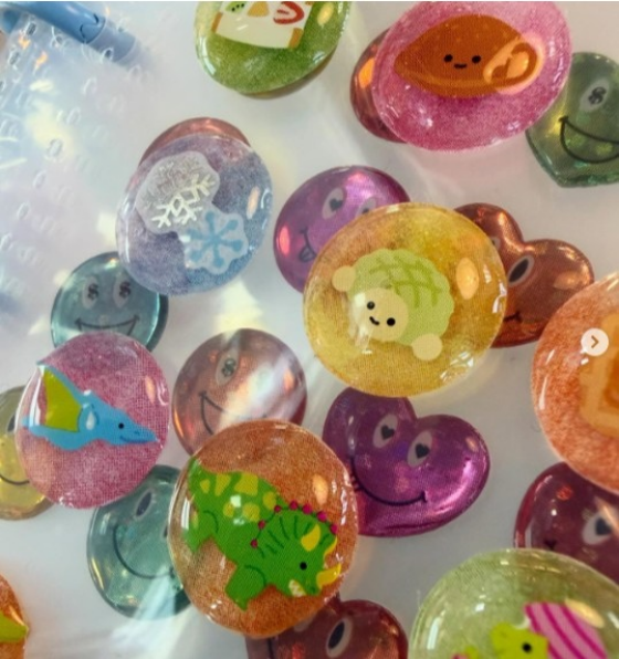 ぷくぷくレジンシール ワークショップ