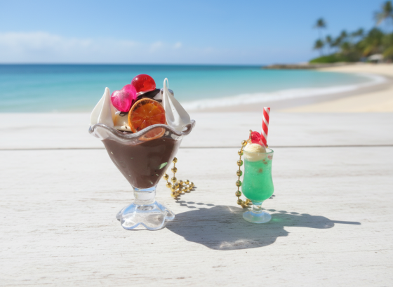 食品サンプル キーホルダー工作教室🍹🍨