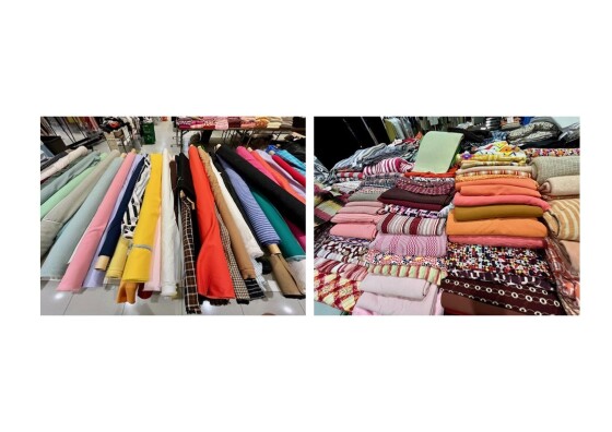 布地・縫製資材・婦人服　工場直販大売り出し