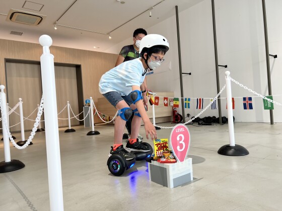 親子でチャレンジ！ミニセグウェイを乗りこなそう！