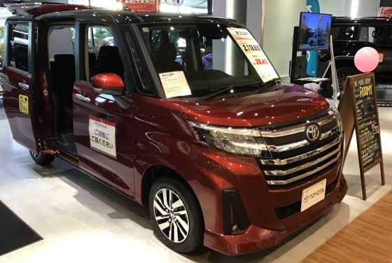 納車が早いルーミー展示中🚗