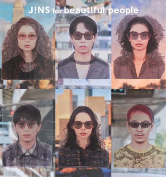 JINS for beautiful people コラボサングラス第2弾発売！