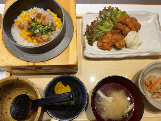 五穀姶良限定、夏の特製定食