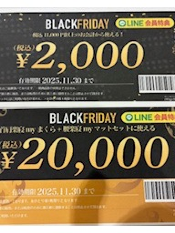 BLACK   FLIDAY    特別企画!