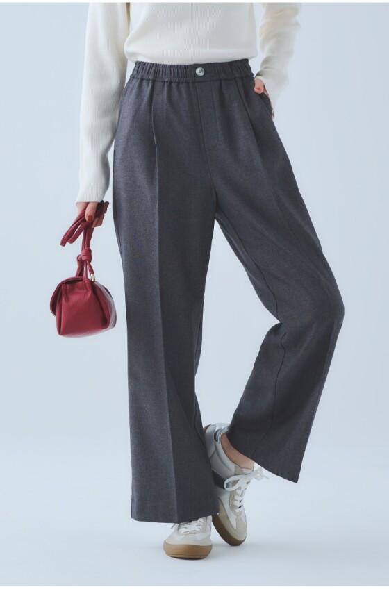 【GLOBAL WORK】はき心地もお手入れも楽な、迷わないパンツ