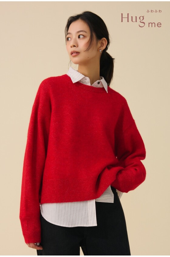 【GLOBAL WORK】もっちりと弾んでふんわりソフトな着心地、Hug meシリーズ