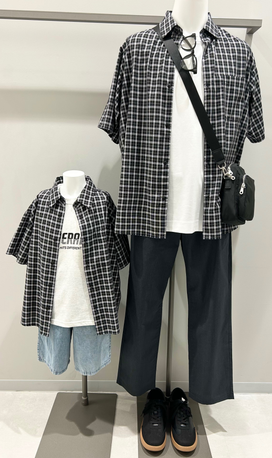 リンクコーデ可❗️❗️  👕接触冷感付きで夏にも快適なシャツのご紹介👕