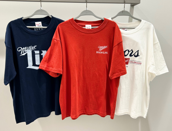アメリカのビール企業とのコラボTシャツ