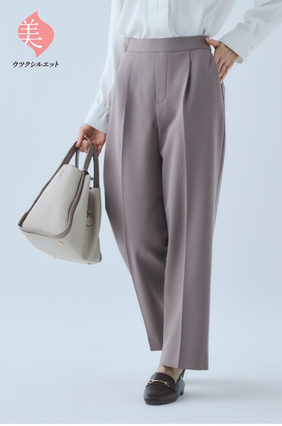 【GLOBAL WORK】はくだけで美脚完成。ウツクシルエットシリーズのあったか素材♪