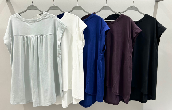 🧊着るだけで涼しいフローズンシリーズからバックフレアTシャツのご紹介🧊