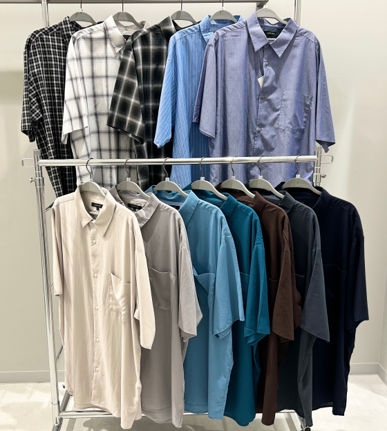 リンクコーデ可❗️❗️  👕接触冷感付きで夏にも快適なシャツのご紹介👕