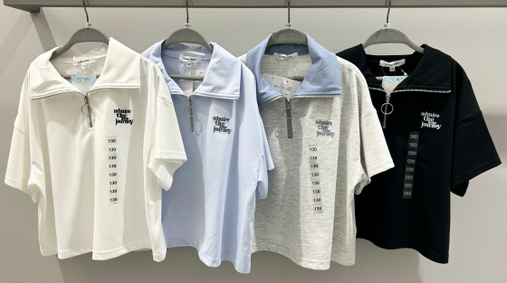 🍉夏に大活躍❣️フローズン TeeシリーズからハーフZIPトップスのご紹介🍉