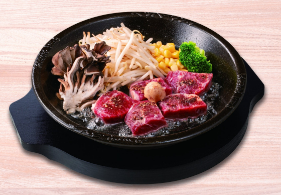 【期間限定】やわらかミスジと黒舞茸の秋ステーキ