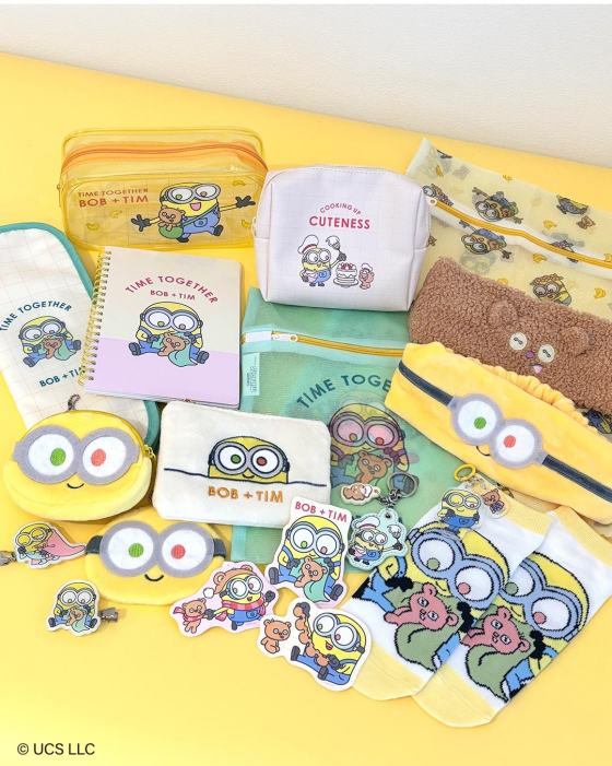 ミニオンズ「BOB＋TIM」限定アイテムが新登場！ 