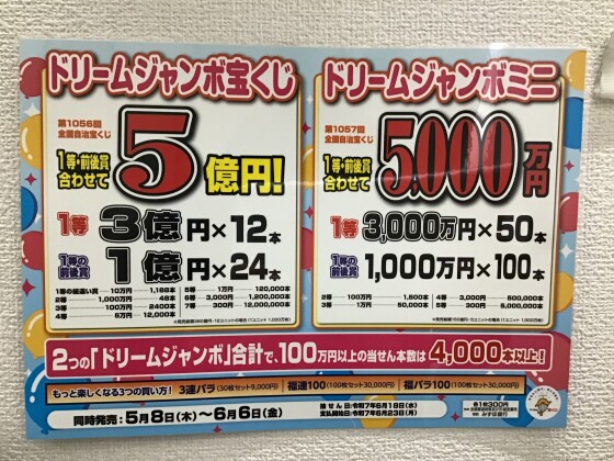 🎈ドリームジャンボ🎈宝くじ