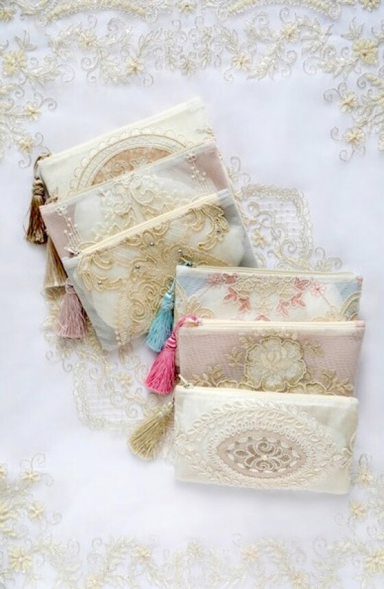 〈鎌倉マドレーヌ〉トルコレースバッグ・ポーチ期間限定販売