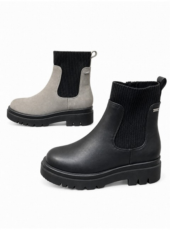 秋冬コーデにおすすめ♪RIB　KNIT　BOOTS5