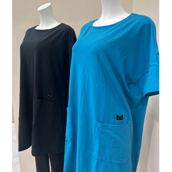 マタノアツコ チュニック丈Tシャツ