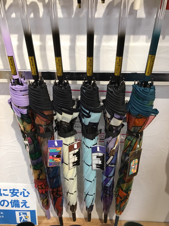 ステンドグラス風ビニール傘