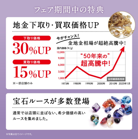 開催間近！！オーダージュエリー＆リフォームフェアのご案内
