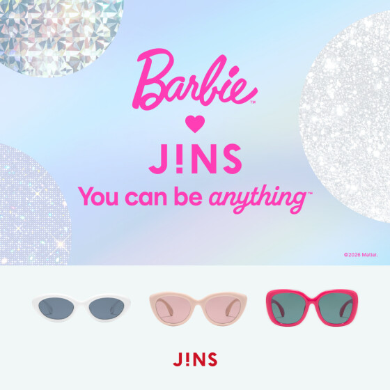 世界で最も有名なファッションドールBarbie™とJINSのコラボコレクションが登場！