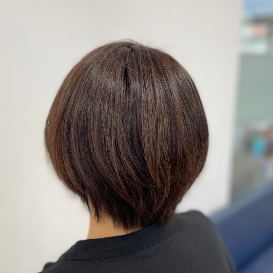 NEW【韓国式Aラインパーマ】気になるつむじ周りにふんわりシルエットを実現！