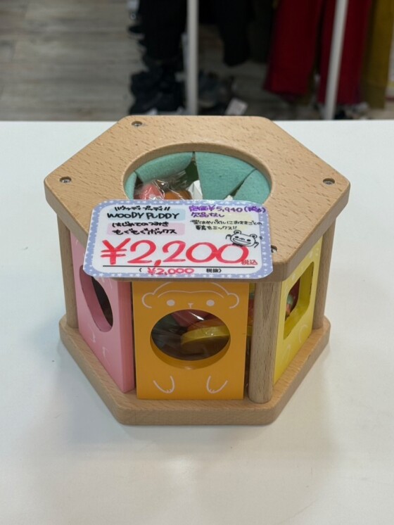 ウッディプッディ はじめてのつみき もぐもぐボックス 入荷！