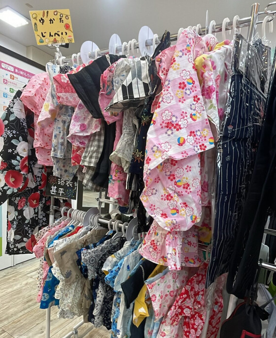 浴衣・甚平の販売開始しました！
