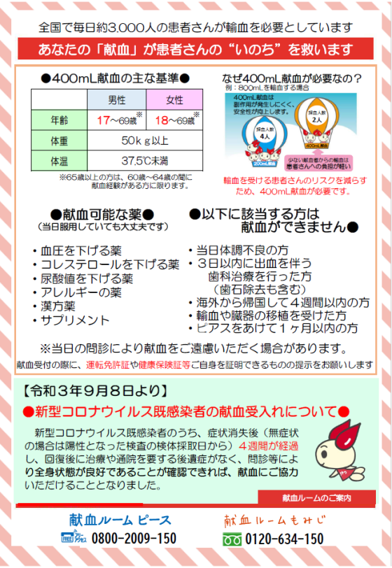 献血イベント