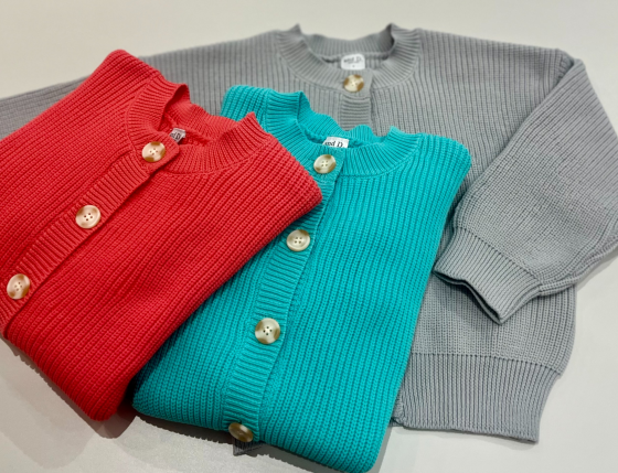 春カラーのカーディガン入荷!!
