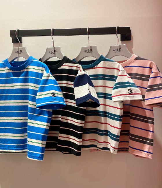 ボーダー半袖Tシャツ入荷☆彡