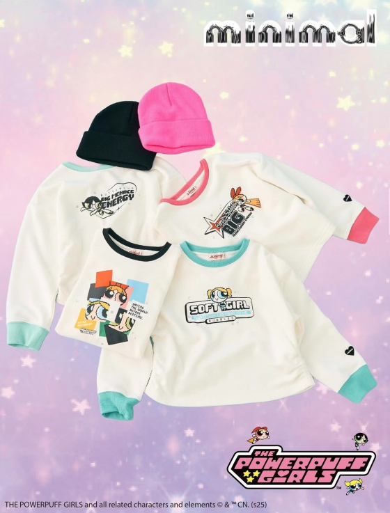 パワーパフガールズ×minimalコラボレーション商品入荷☆彡