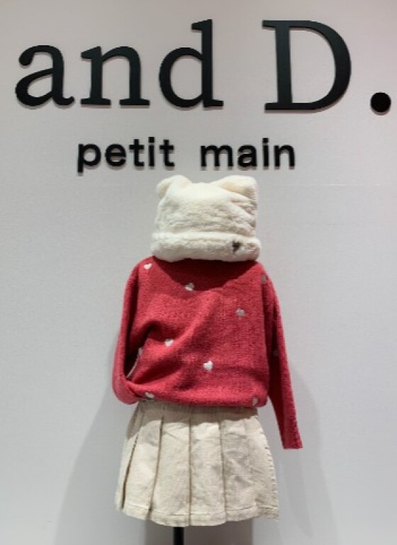 Ｍinimal💛ハート刺繍ニット＆ラップパンツコーデ☝