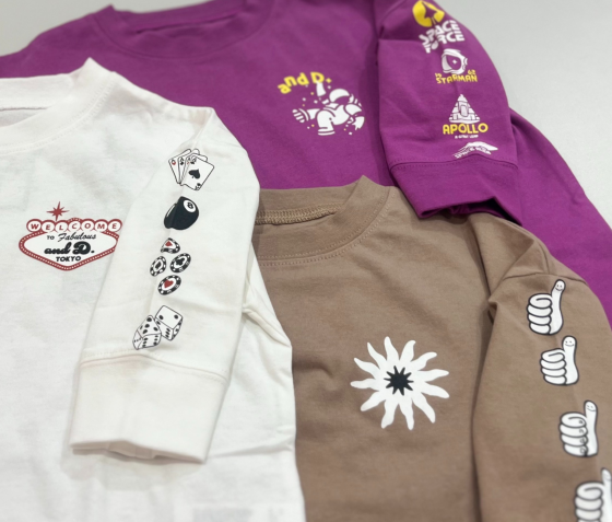 袖プリント柄ロンT入荷☆彡