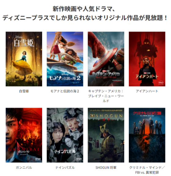 ドコモからディズニープラスに入会で最大10,000ポイント当たる★
