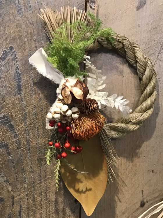 お正月飾りWORKSHOPのご案内