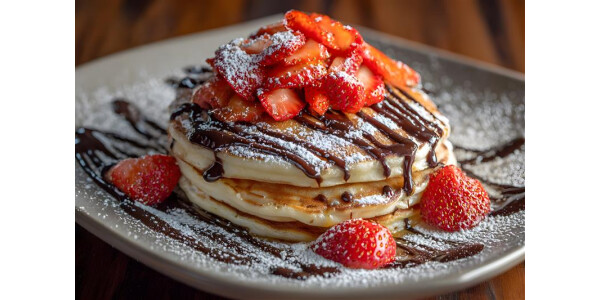 子供簡単料理体験　いちごのミニパンケーキつくり
