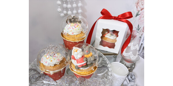 かわいくデコって、ラッピング♪　クリスマスシュガードームを作ろう