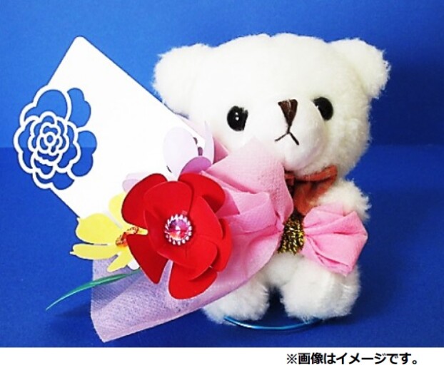 5月ワークショップ　花束お届けベア　工作教室