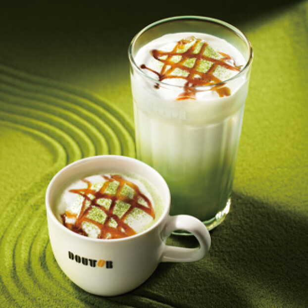 ドトールコーヒーショップ期間限定抹茶キャラメルラテのご案内