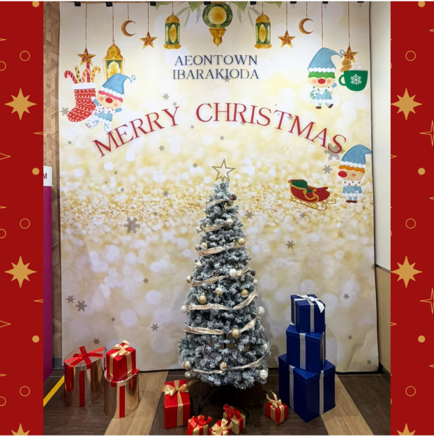 クリスマスのフォトスポットが設置されました🎄✨