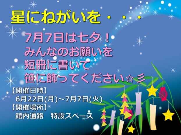 星に願いを...