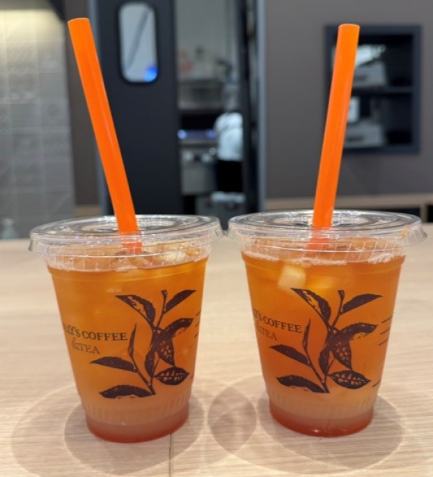 館内ディスプレイを見てタリーズコーヒー＆ティーへ行ってきました♪