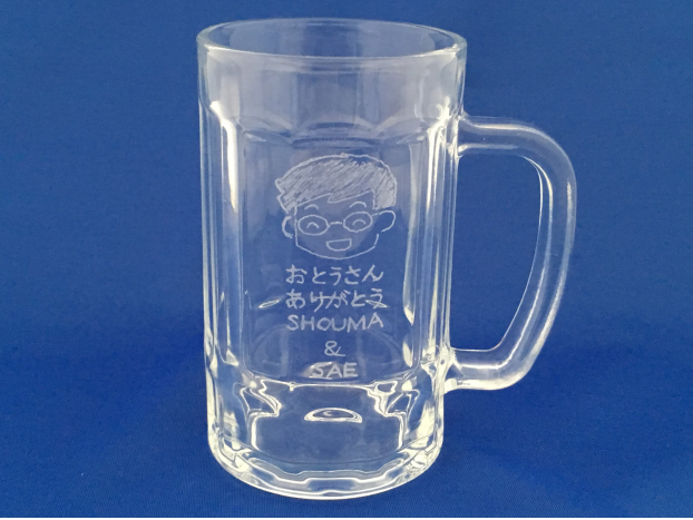 お父さんにプレゼント企画☆　オリジナルビールジョッキをつくろう！