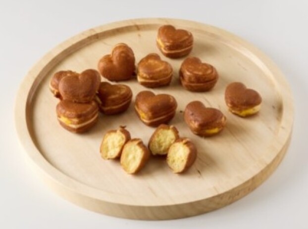 ハート焼きと バターデニッシュたい焼き