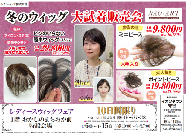 NAO-ART ナオアート　レディースウイッグフェア